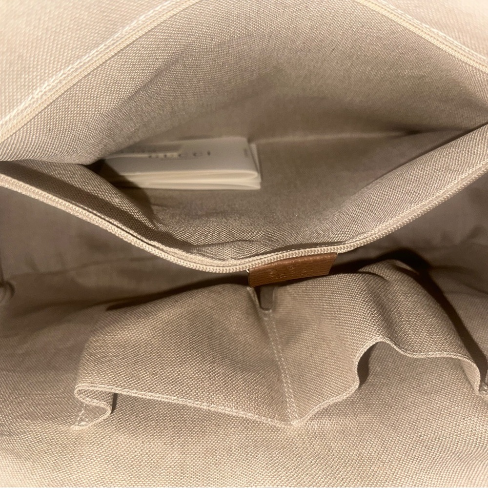 Gucci GG Bree Canvas Leather Hobo - Picture 11 of 11